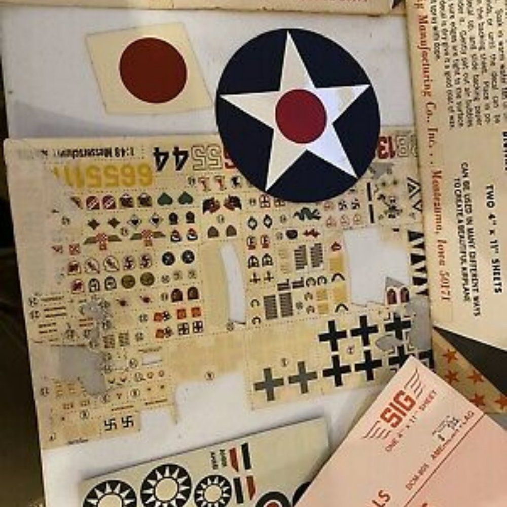 HO MicroScale Decals SIG Model Graphics Wet/Dry Transfer Decals ￼Zero Stars USAF